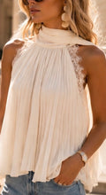 Load image into Gallery viewer, Pleated sleeveless scarf top