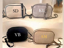 Load image into Gallery viewer, Personalised Cross Body Bag Cream/Black