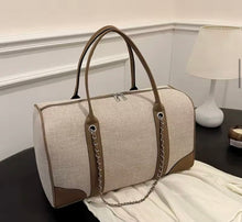 Load image into Gallery viewer, Personalised Resort Duffle Bag -Fawn