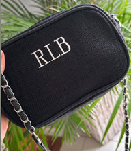 Load image into Gallery viewer, Personalised Cross Body Bag Black