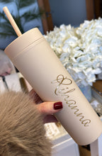 Load image into Gallery viewer, Personalised Skinny Cold Cup- Latte Cream