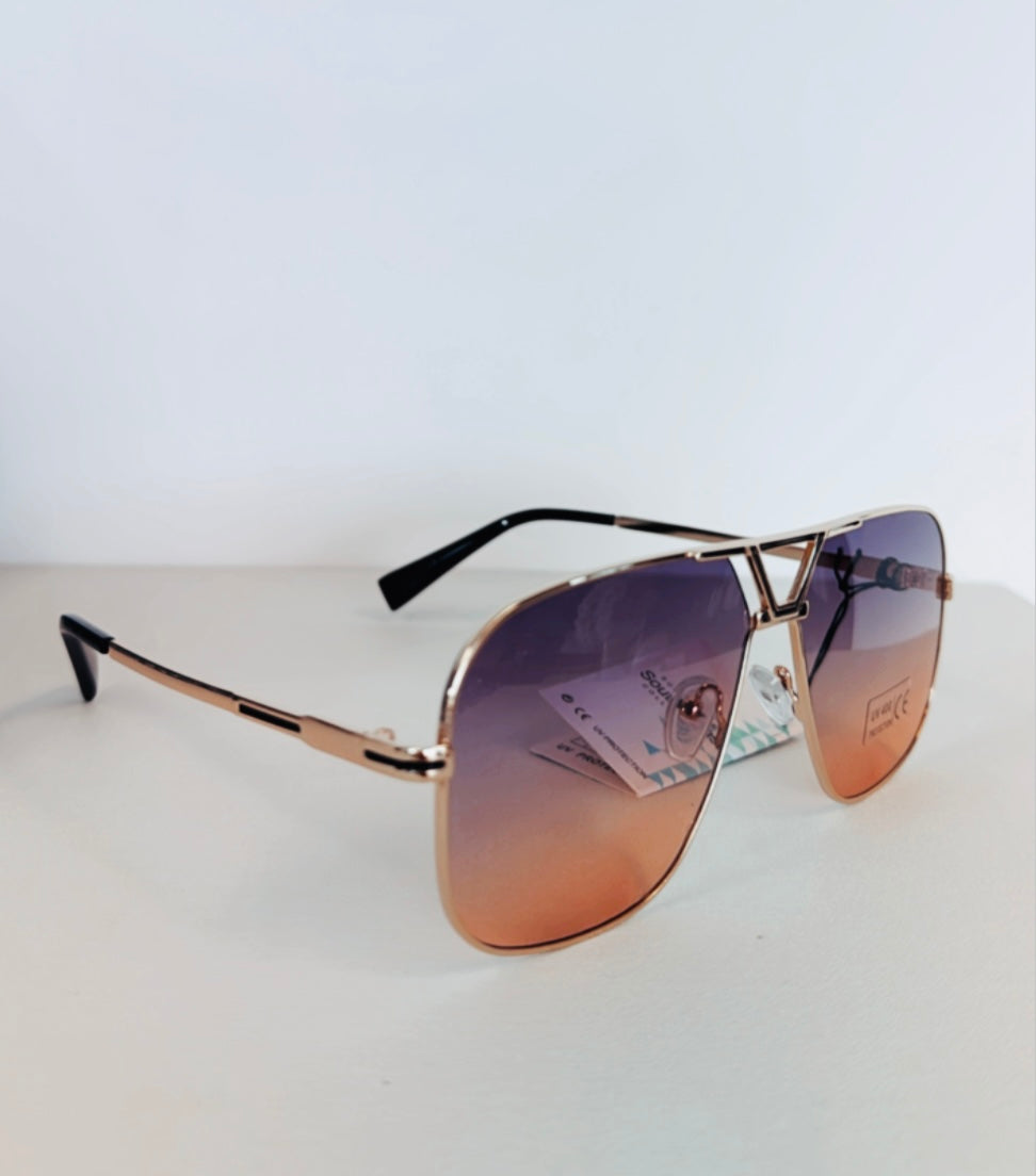 Gold Frame Sunglasses