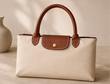 Load image into Gallery viewer, Cream Personalised Nylon Tote Bag