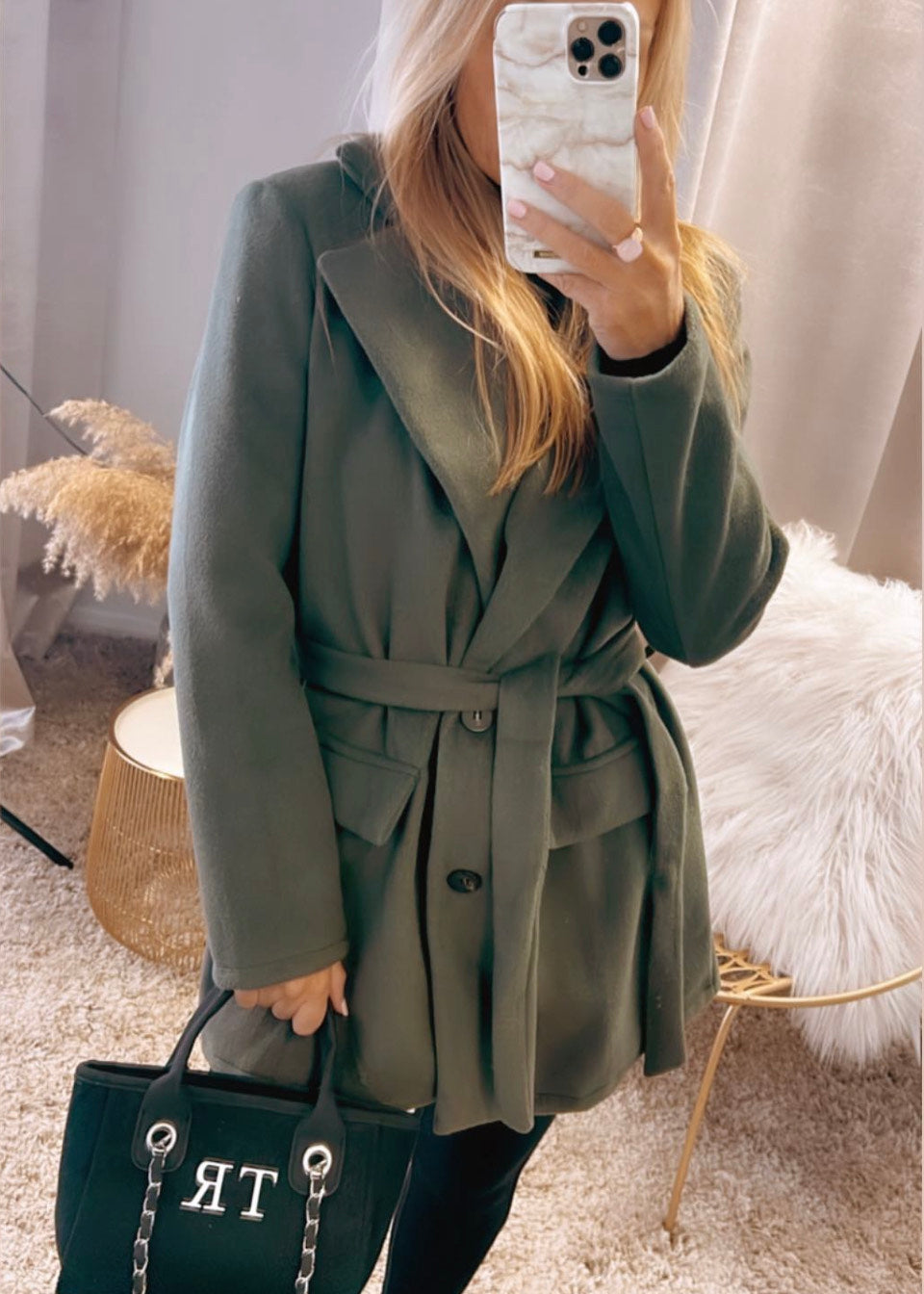 Khaki Belted Jacket